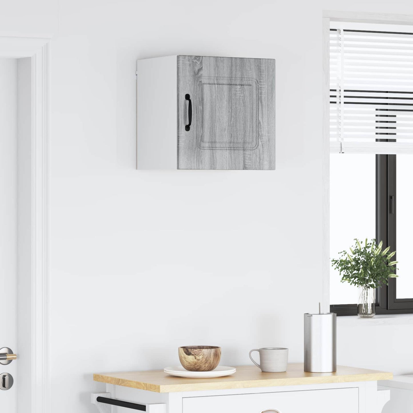 vidaXL Küchenschrank mit Speicher Kalmar Graues Sonoma 40 x 31 x 40 cm