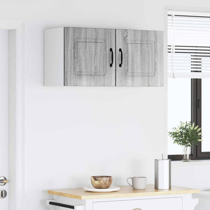 vidaXL Küchenschrank Kalmar 2 pcs Graues Sonoma 40 x 31 x 40 cm