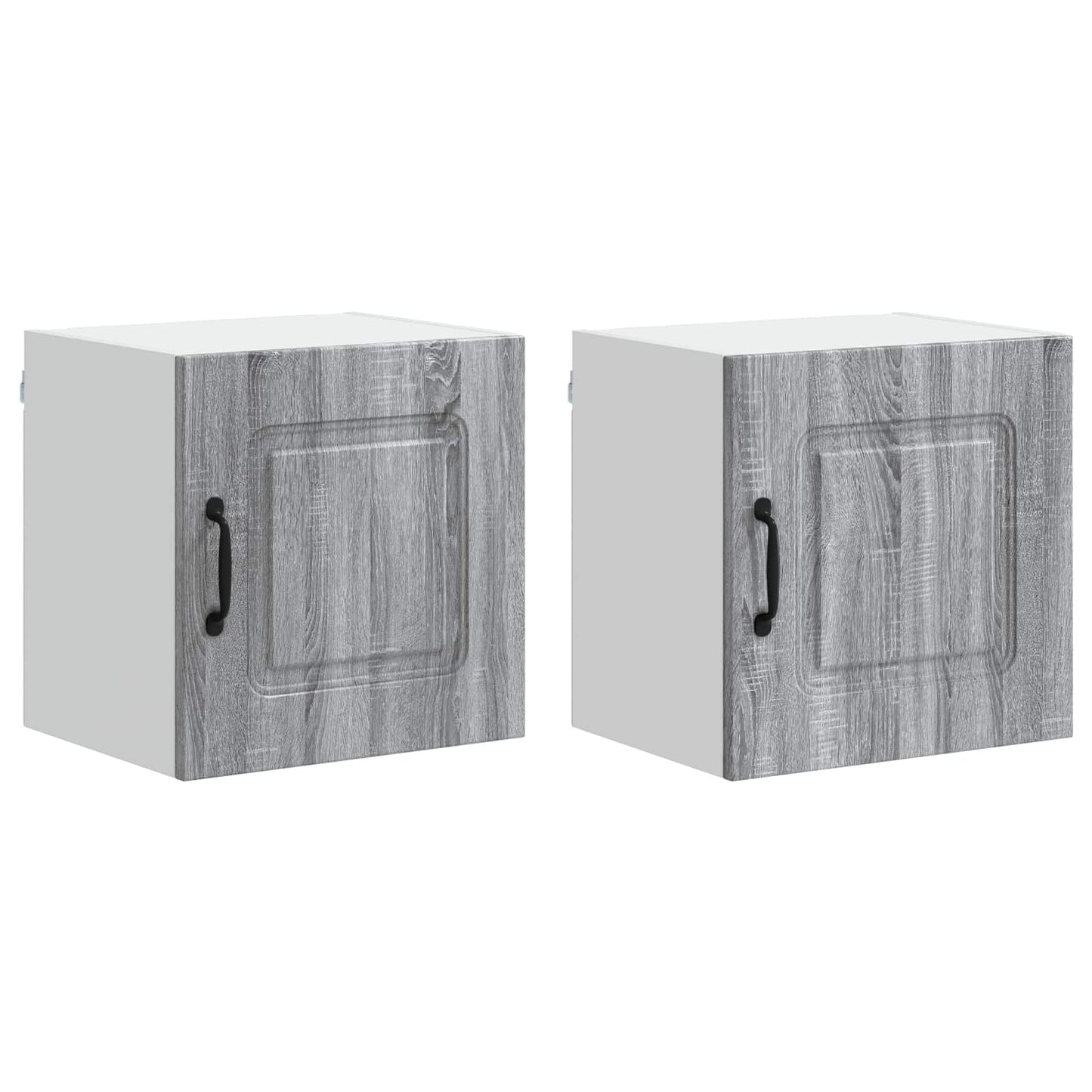 vidaXL Küchenschrank Kalmar 2 pcs Graues Sonoma 40 x 31 x 40 cm