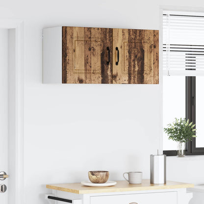 vidaXL Küchenschrank mit Speicher Kalmar 2 pcs Altholz 40 x 31 x 40 cm