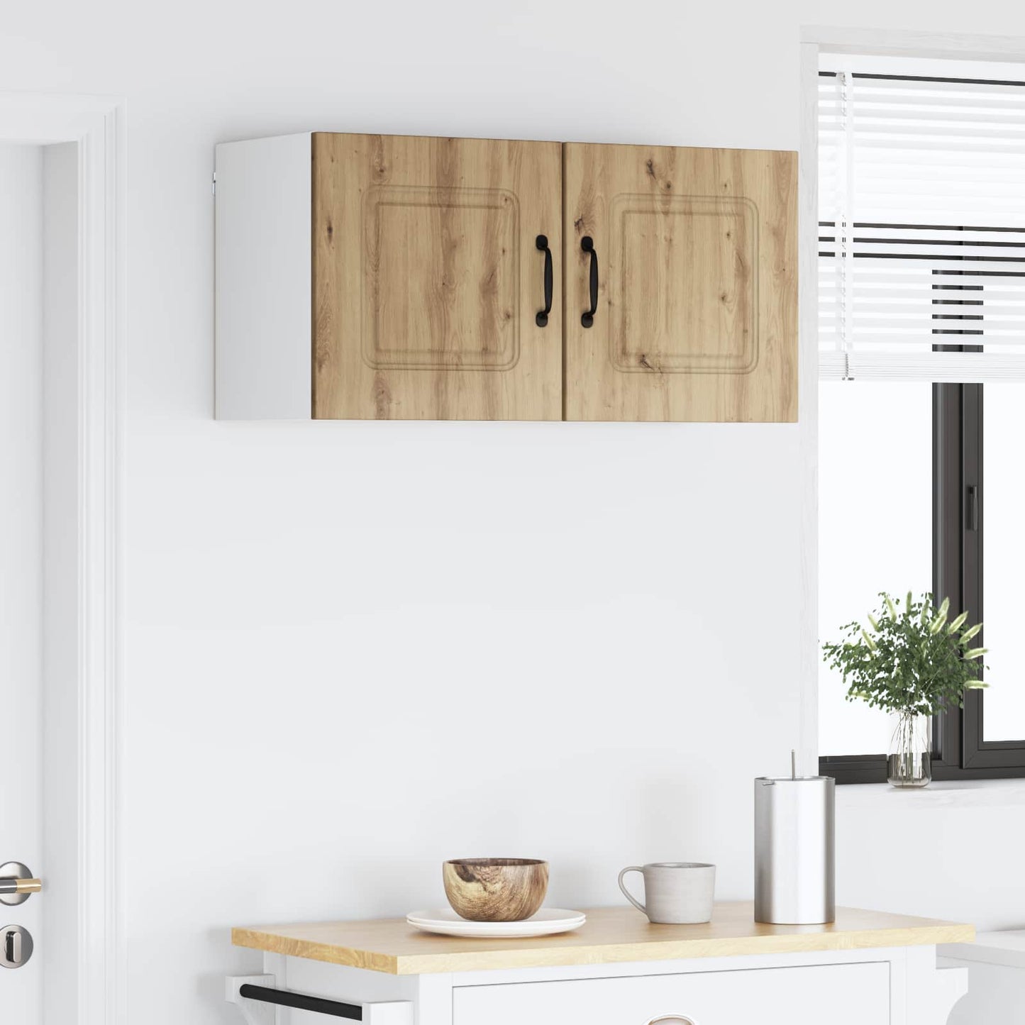 vidaXL Küchenschrank Kalmar 2 pcs Artisan-Eiche 40 x 31 x 40 cm