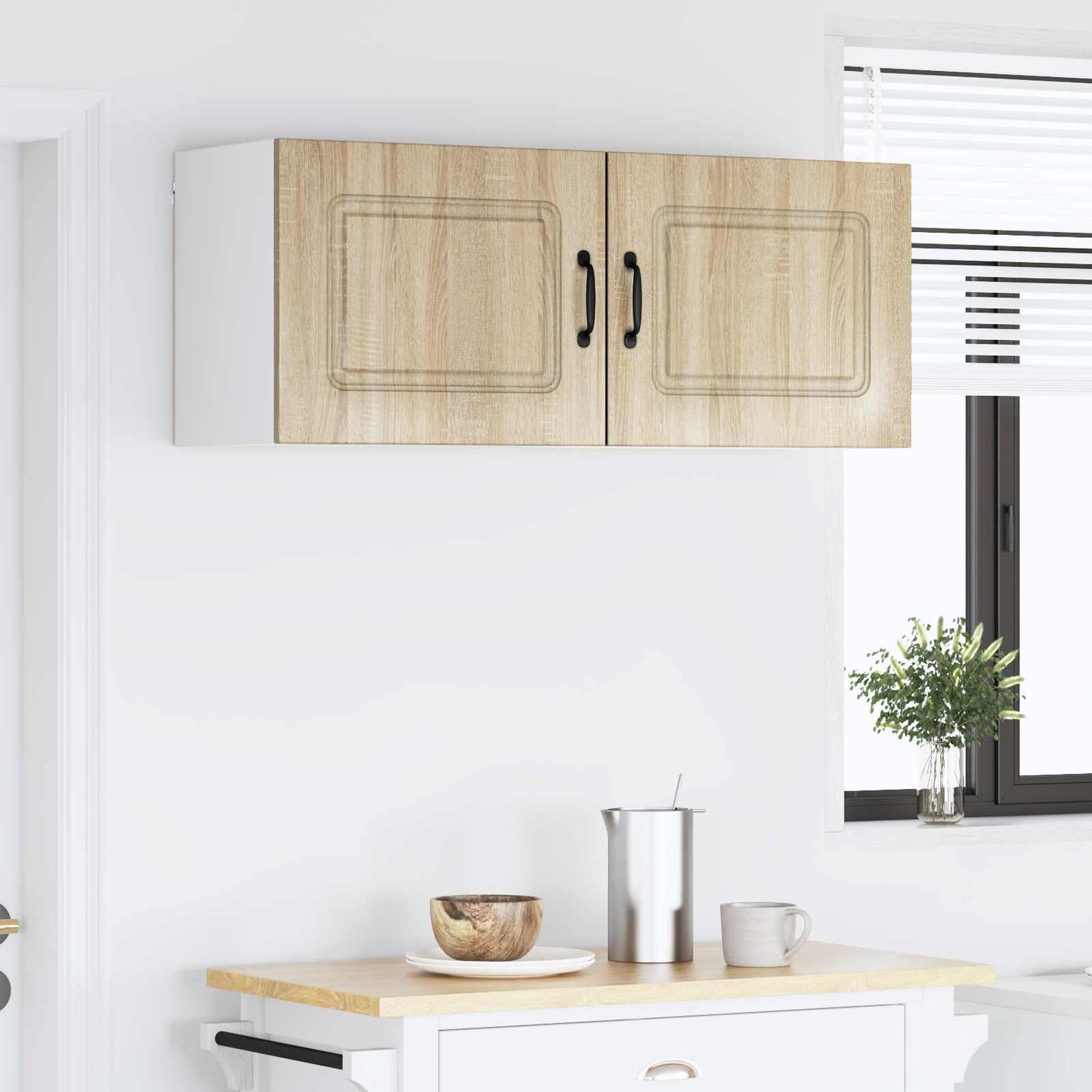 vidaXL Küchenschrank Kalmar 2 pcs Sonoma-Eiche 50 x 31 x 40 cm