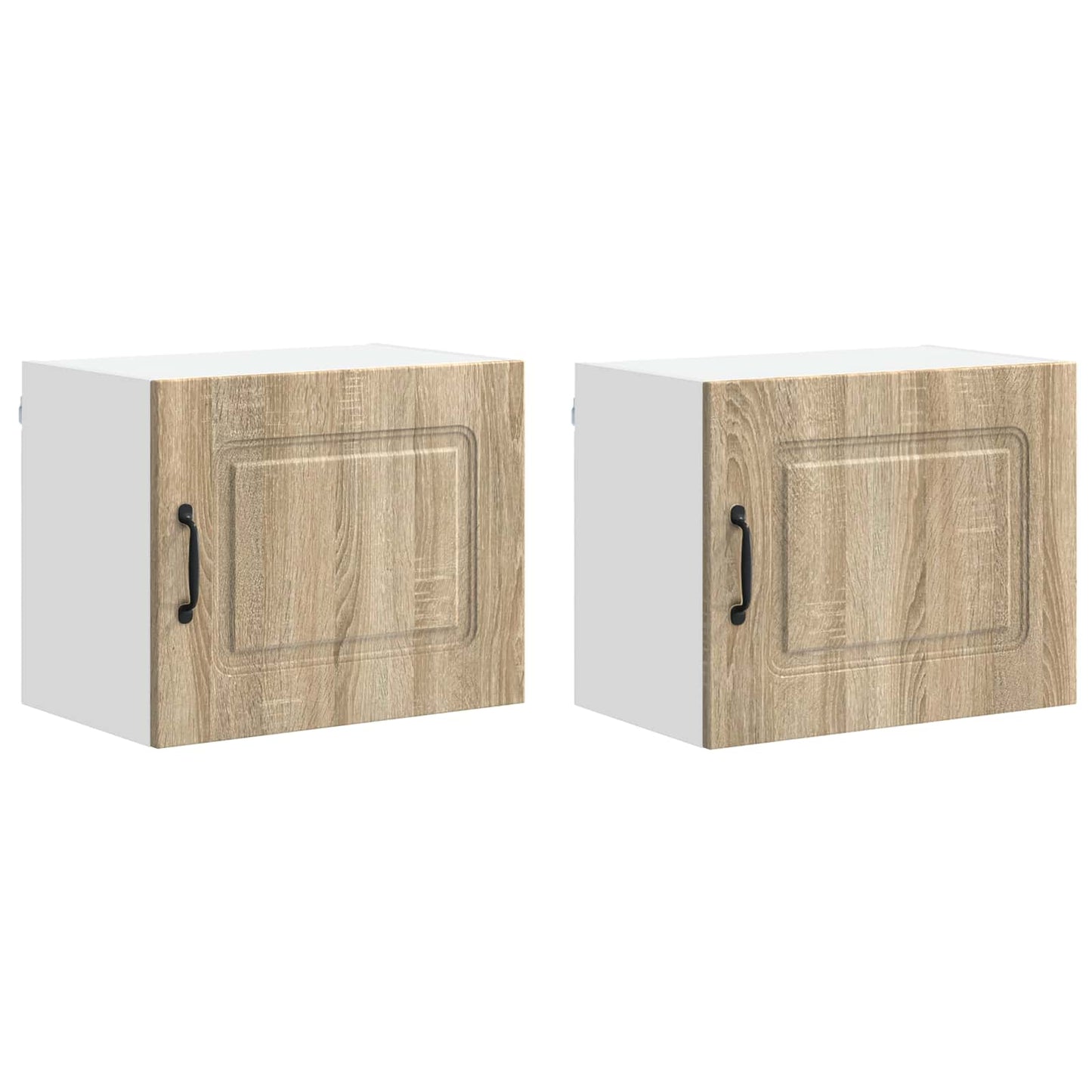 vidaXL Küchenschrank Kalmar 2 pcs Sonoma-Eiche 50 x 31 x 40 cm