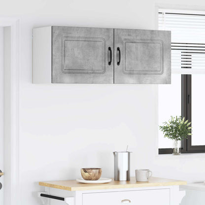 vidaXL Küchenschrank Kalmar 2 pcs Beton Grau 50 x 31 x 40 cm