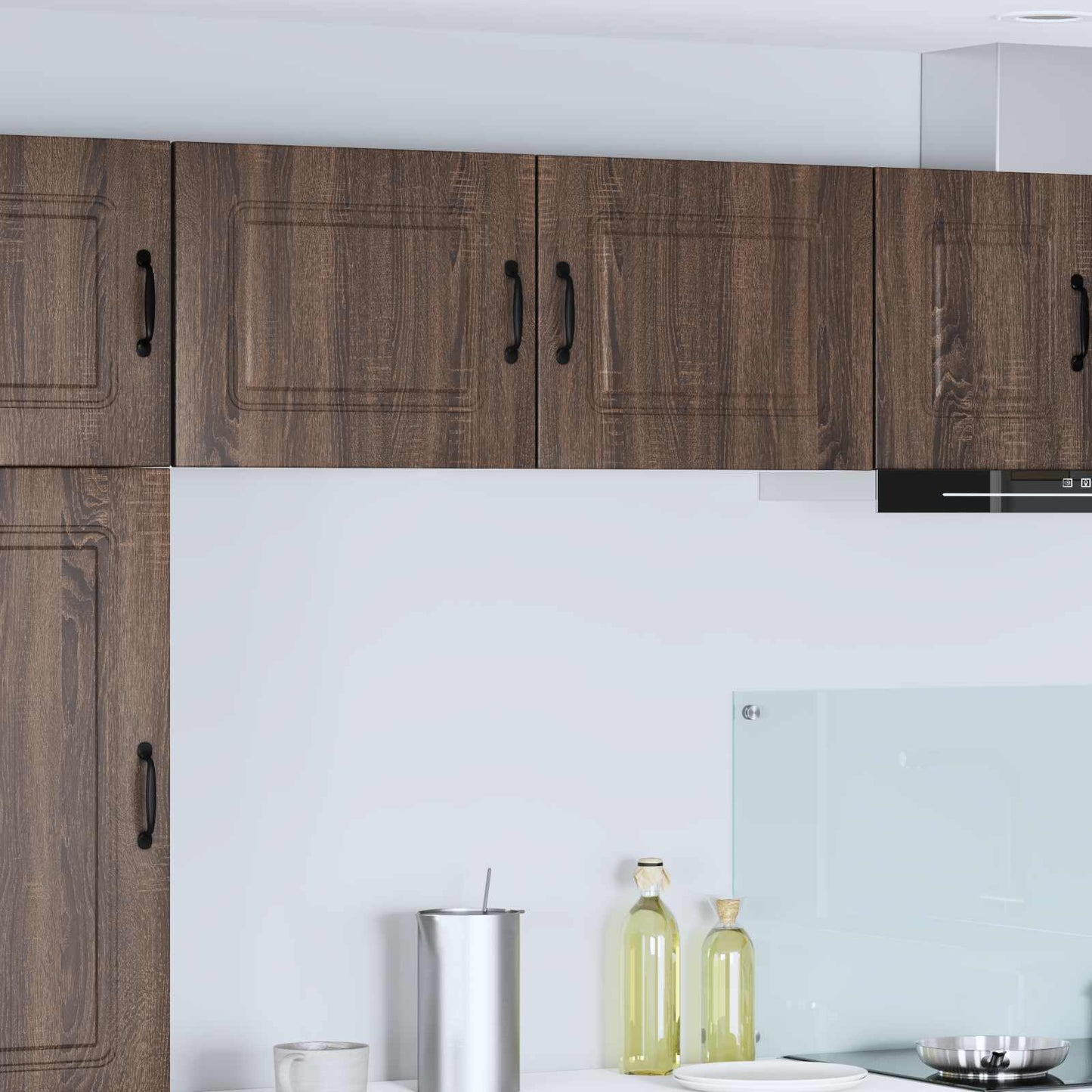 vidaXL Küchenschrank Kalmar 2 pcs Braun Eichen-Optik 50 x 31 x 40 cm