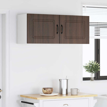 vidaXL Küchenschrank Kalmar 2 pcs Braun Eichen-Optik 50 x 31 x 40 cm
