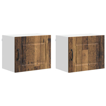 vidaXL Küchenschrank mit Speicher Kalmar 2 pcs Altholz 50 x 31 x 40 cm