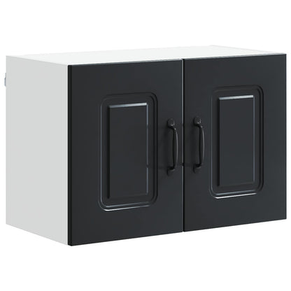 vidaXL Küchenschrank Kalmar Schwarz 60 x 31 x 40 cm Holzwerkstoff