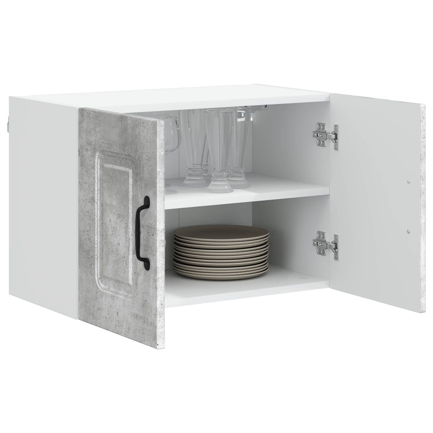 vidaXL Küchenschrank Kalmar Beton Grau 60 x 31 x 40 cm Holzwerkstoff