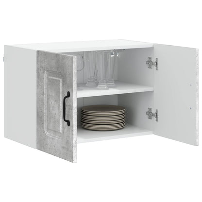 vidaXL Küchenschrank Kalmar Beton Grau 60 x 31 x 40 cm Holzwerkstoff