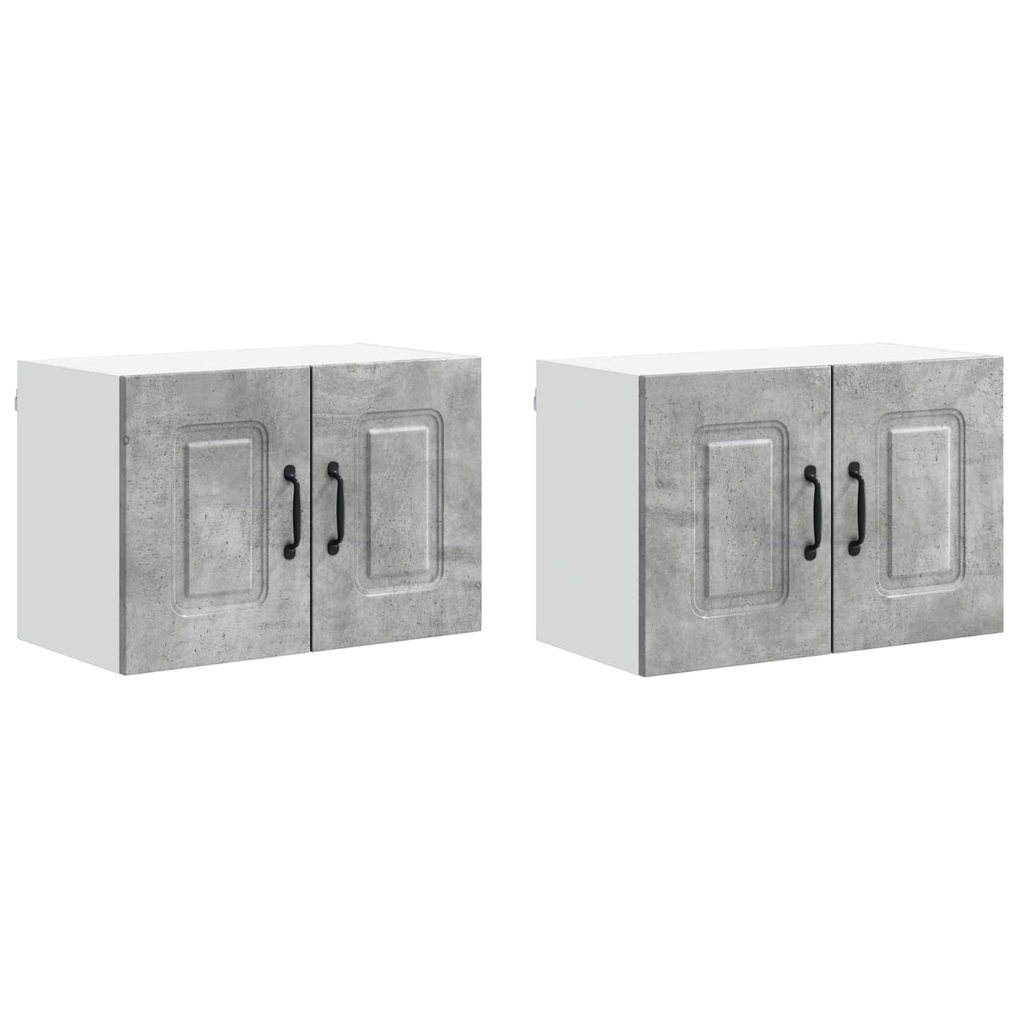 Küchenschrank Kalmar 2 pcs Beton Grau 60 x 31 x 40 cm