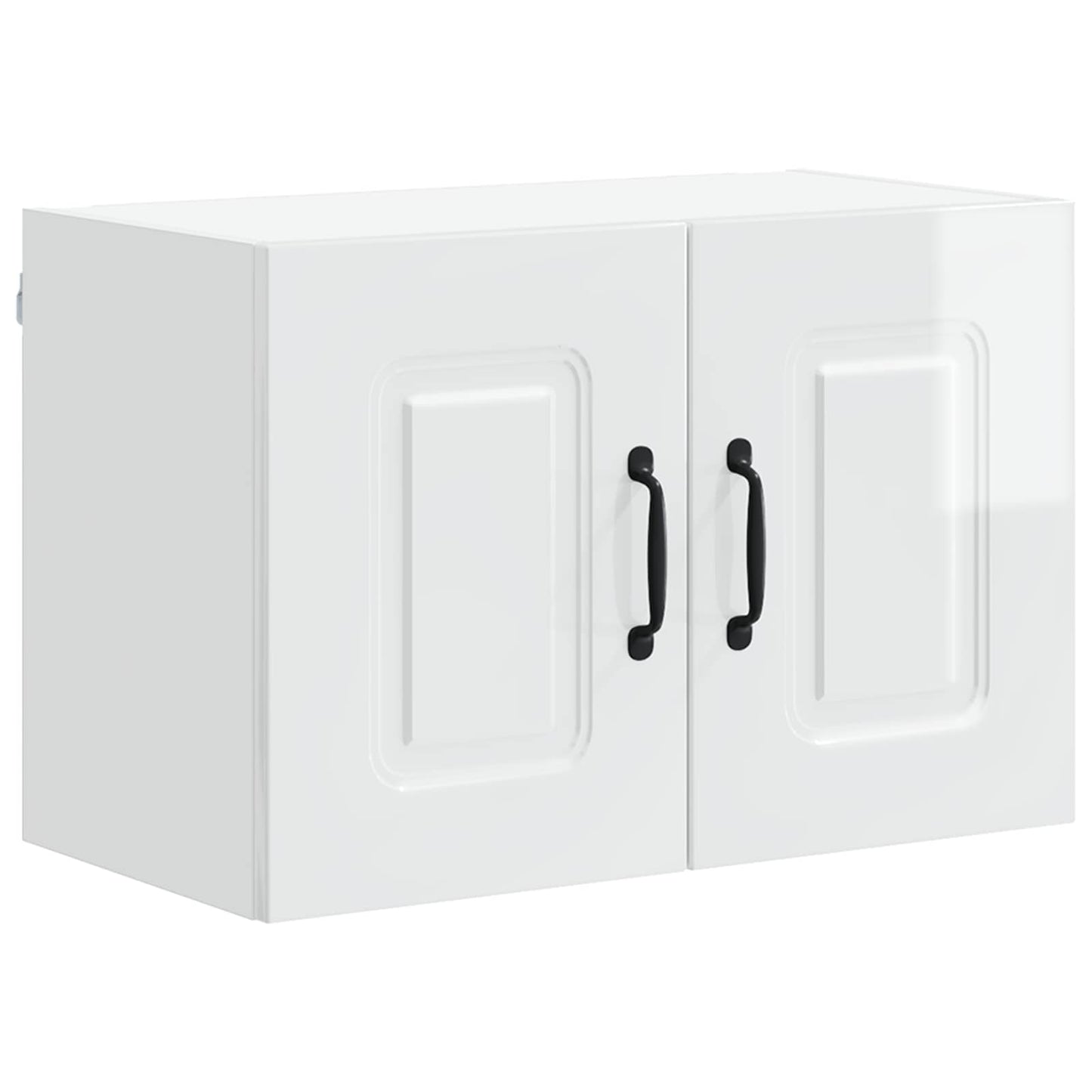 vidaXL Küchenschrank Kalmar 2 pcs Hochglanz Weiß 60 x 31 x 40 cm