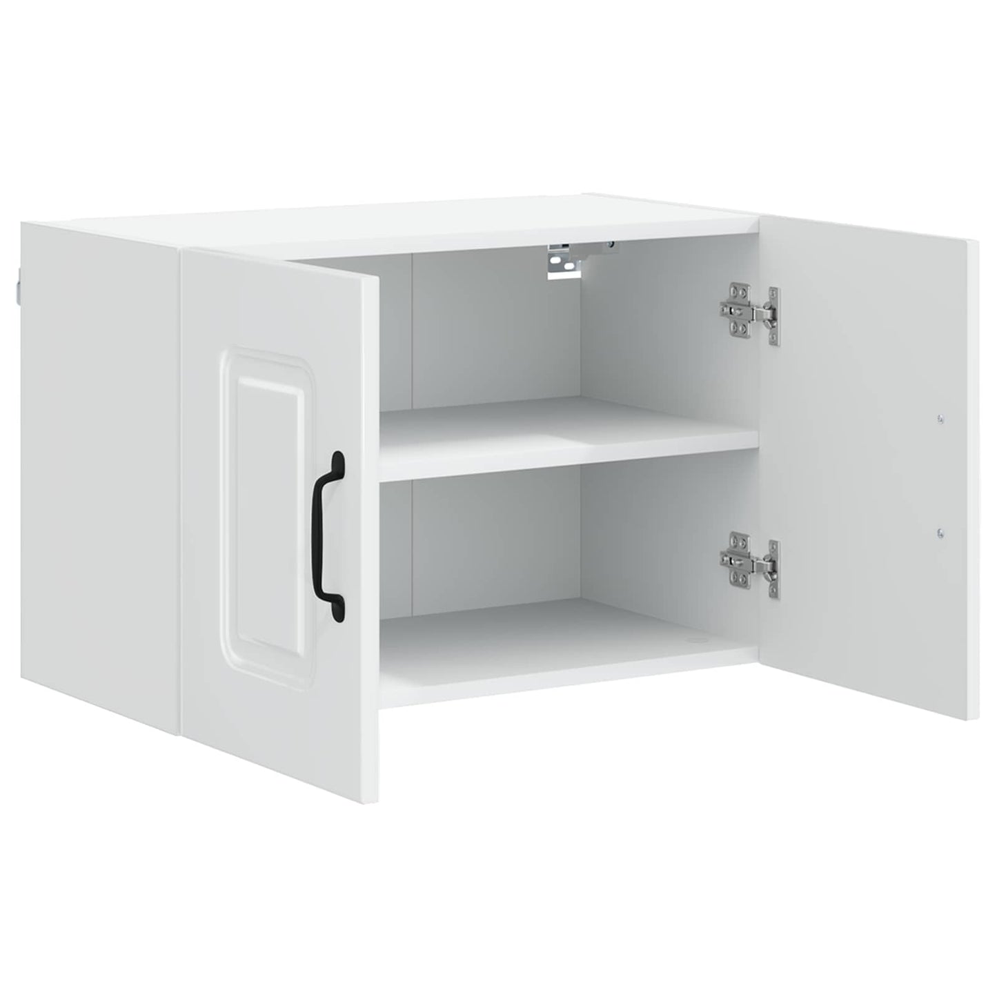 vidaXL Küchenschrank Kalmar 2 pcs Hochglanz Weiß 60 x 31 x 40 cm