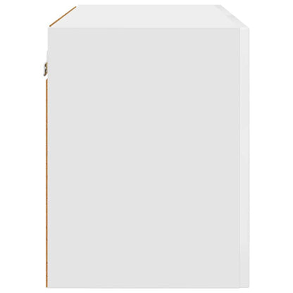 vidaXL Küchenschrank Kalmar 2 pcs Hochglanz Weiß 60 x 31 x 40 cm