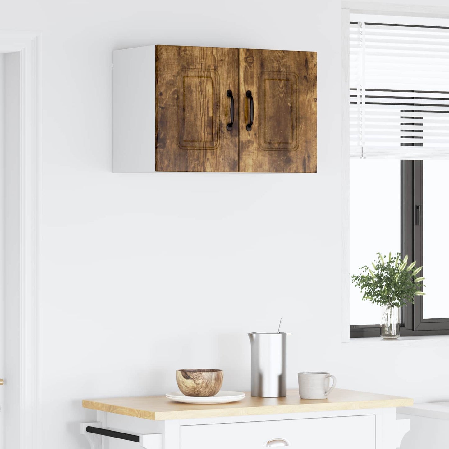 vidaXL Küchenschrank Kalmar Geräucherte Eiche 60 x 31 x 40 cm