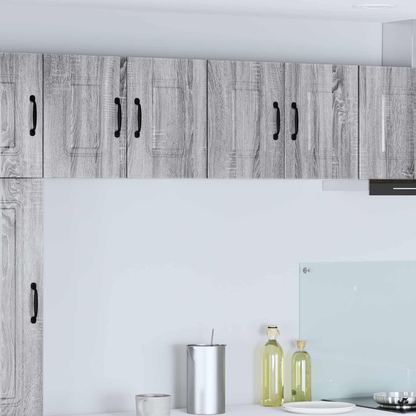 vidaXL Küchenschrank mit Speicher Kalmar Graues Sonoma 60 x 31 x 40 cm