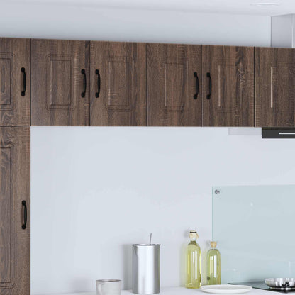 vidaXL Küchenschrank Kalmar 2 pcs Braun Eichen-Optik 60 x 31 x 40 cm