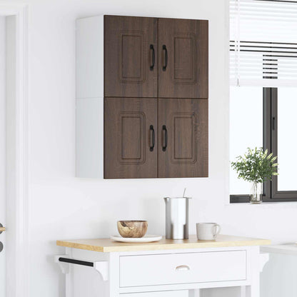 vidaXL Küchenschrank Kalmar 2 pcs Braun Eichen-Optik 60 x 31 x 40 cm