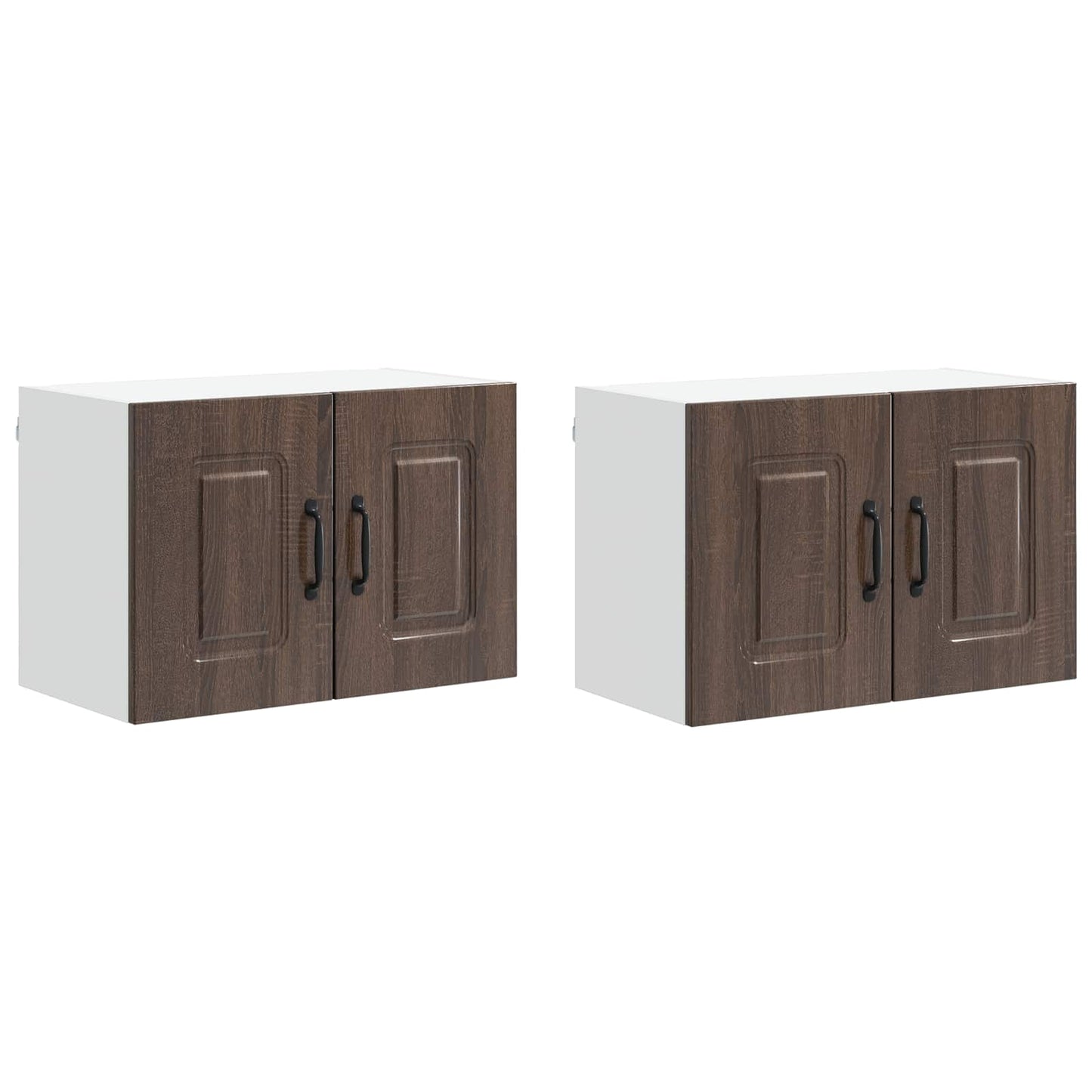 vidaXL Küchenschrank Kalmar 2 pcs Braun Eichen-Optik 60 x 31 x 40 cm