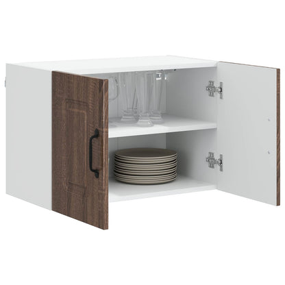 vidaXL Küchenschrank Kalmar 2 pcs Braun Eichen-Optik 60 x 31 x 40 cm