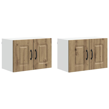 vidaXL Küchenschrank Kalmar 2 pcs Artisan-Eiche 60 x 31 x 40 cm