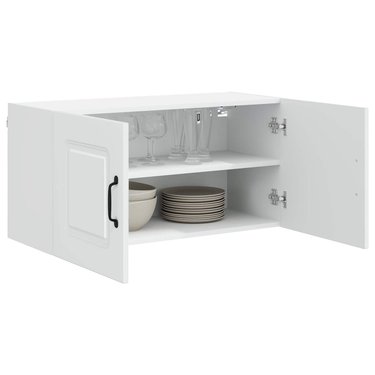 vidaXL Küchenschrank Kalmar Weiß 80 x 31 x 40 cm Holzwerkstoff
