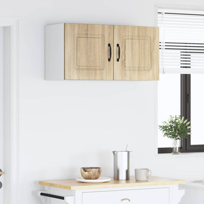 vidaXL Küchenschrank Kalmar Sonoma-Eiche 80 x 31 x 40 cm Holzwerkstoff