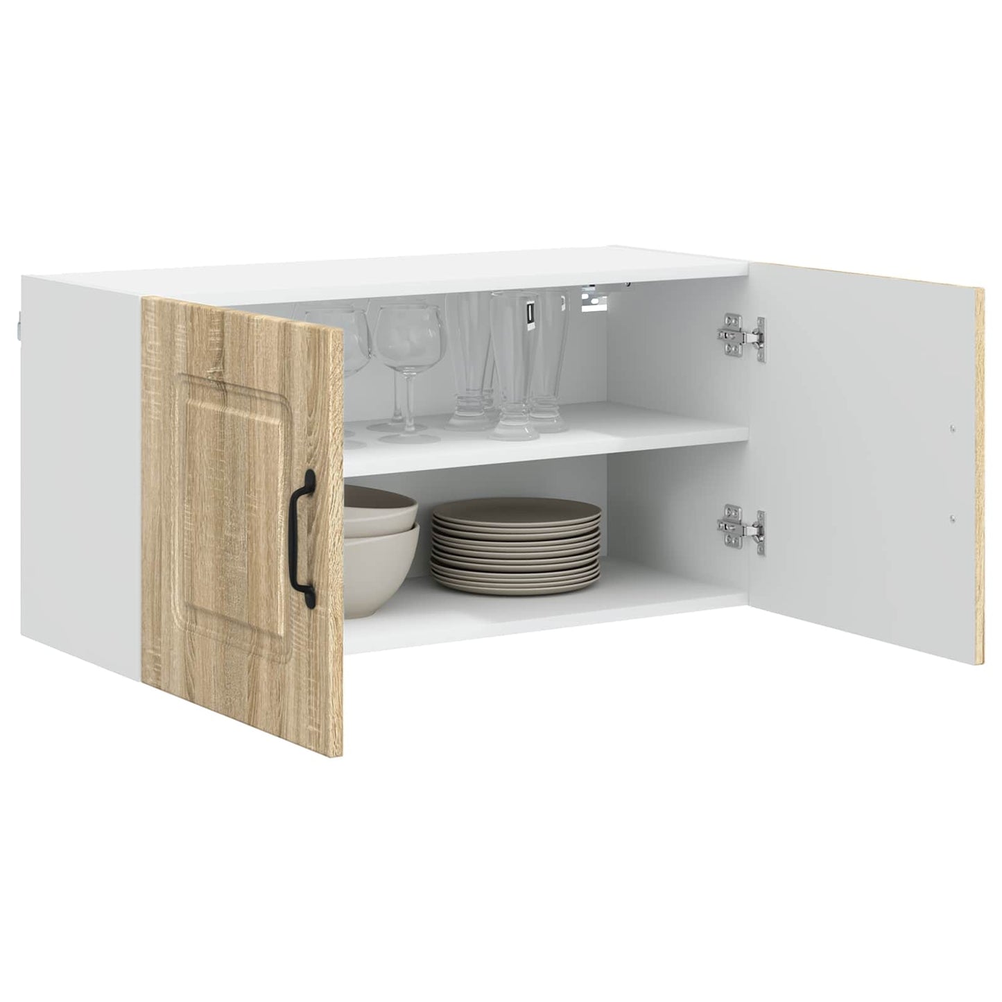 vidaXL Küchenschrank Kalmar Sonoma-Eiche 80 x 31 x 40 cm Holzwerkstoff