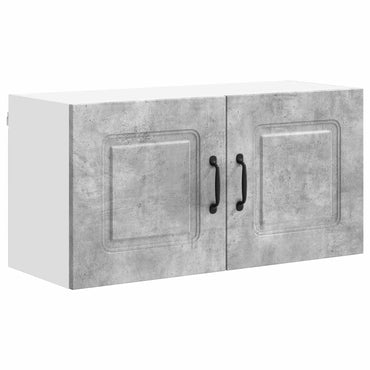 vidaXL Küchenschrank Kalmar Beton Grau 80 x 31 x 40 cm Holzwerkstoff