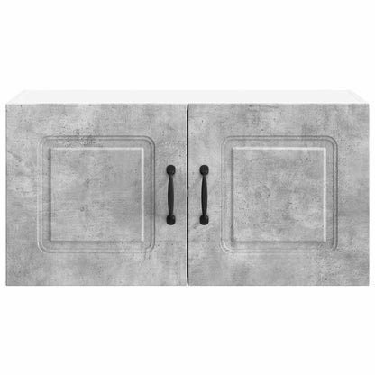 vidaXL Küchenschrank Kalmar Beton Grau 80 x 31 x 40 cm Holzwerkstoff