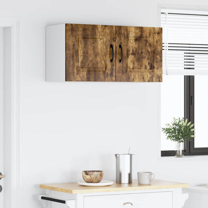 vidaXL Küchenschrank Kalmar Geräucherte Eiche 80 x 31 x 40 cm
