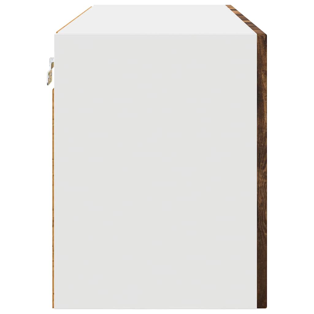 vidaXL Küchenschrank Kalmar Geräucherte Eiche 80 x 31 x 40 cm