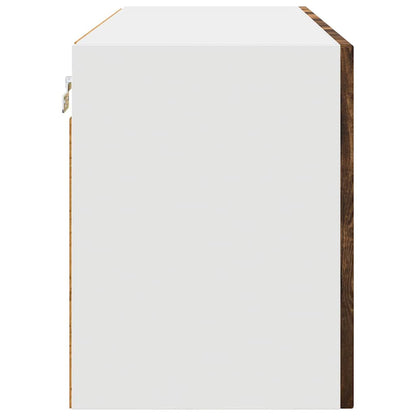vidaXL Küchenschrank Kalmar Geräucherte Eiche 80 x 31 x 40 cm