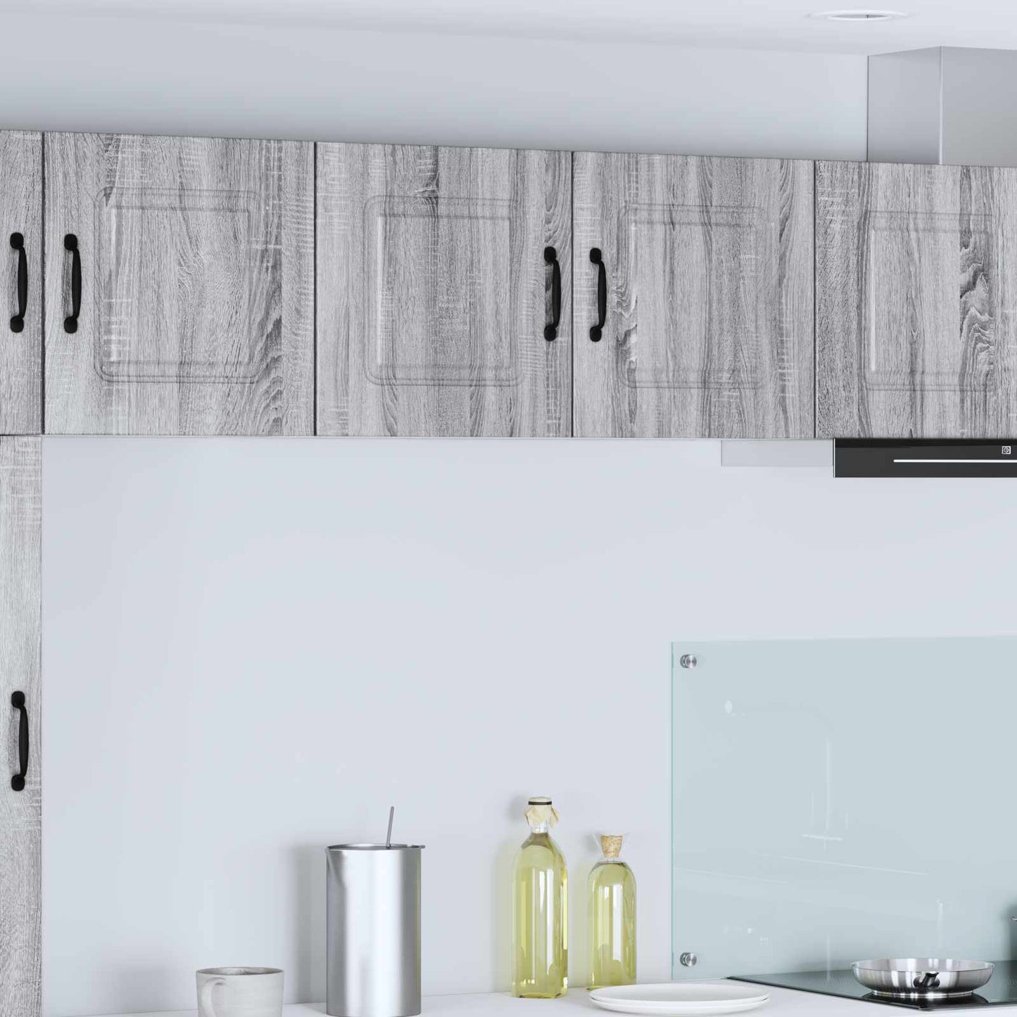 vidaXL Küchenschrank mit Speicher Kalmar Graues Sonoma 80 x 31 x 40 cm
