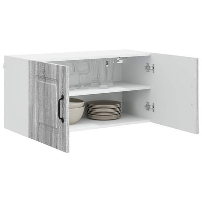 vidaXL Küchenschrank mit Speicher Kalmar Graues Sonoma 80 x 31 x 40 cm