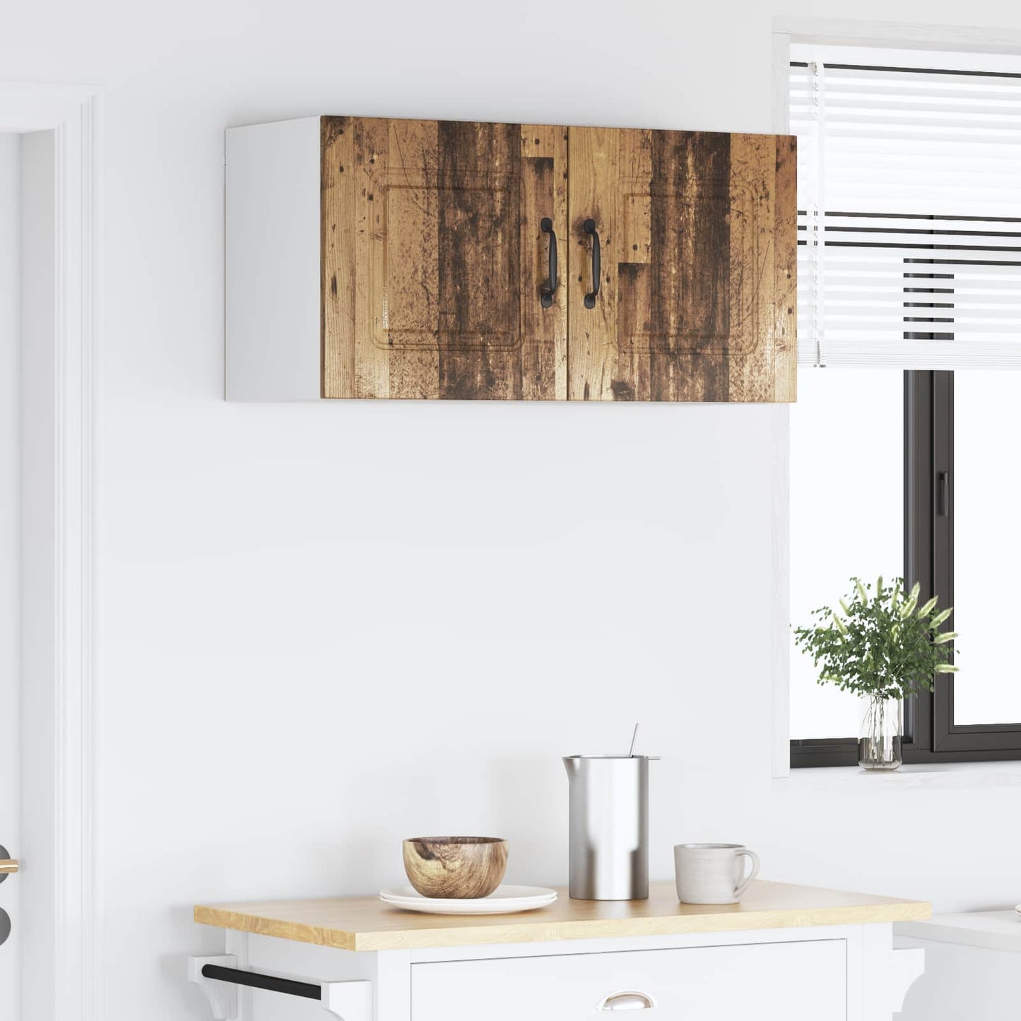 vidaXL Küchenschrank Kalmar Altholz 80 x 31 x 40 cm Holzwerkstoff