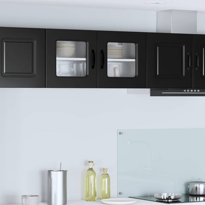 vidaXL Küchenschrank Kalmar Schwarz 80 x 31 x 40 cm Holzwerkstoff