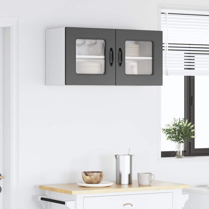 vidaXL Küchenschrank Kalmar Schwarz 80 x 31 x 40 cm Holzwerkstoff