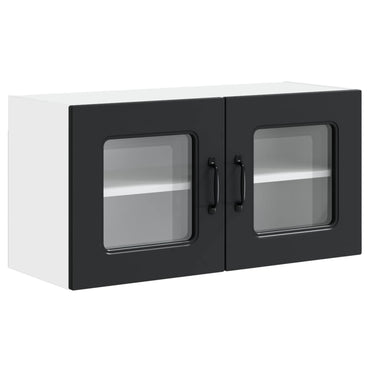 vidaXL Küchenschrank Kalmar Schwarz 80 x 31 x 40 cm Holzwerkstoff