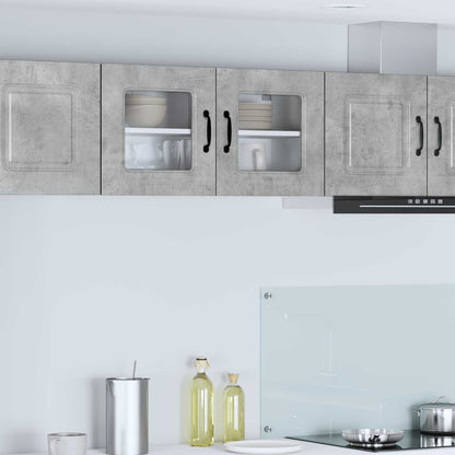 vidaXL Küchenschrank Kalmar Beton Grau 80 x 31 x 40 cm Holzwerkstoff