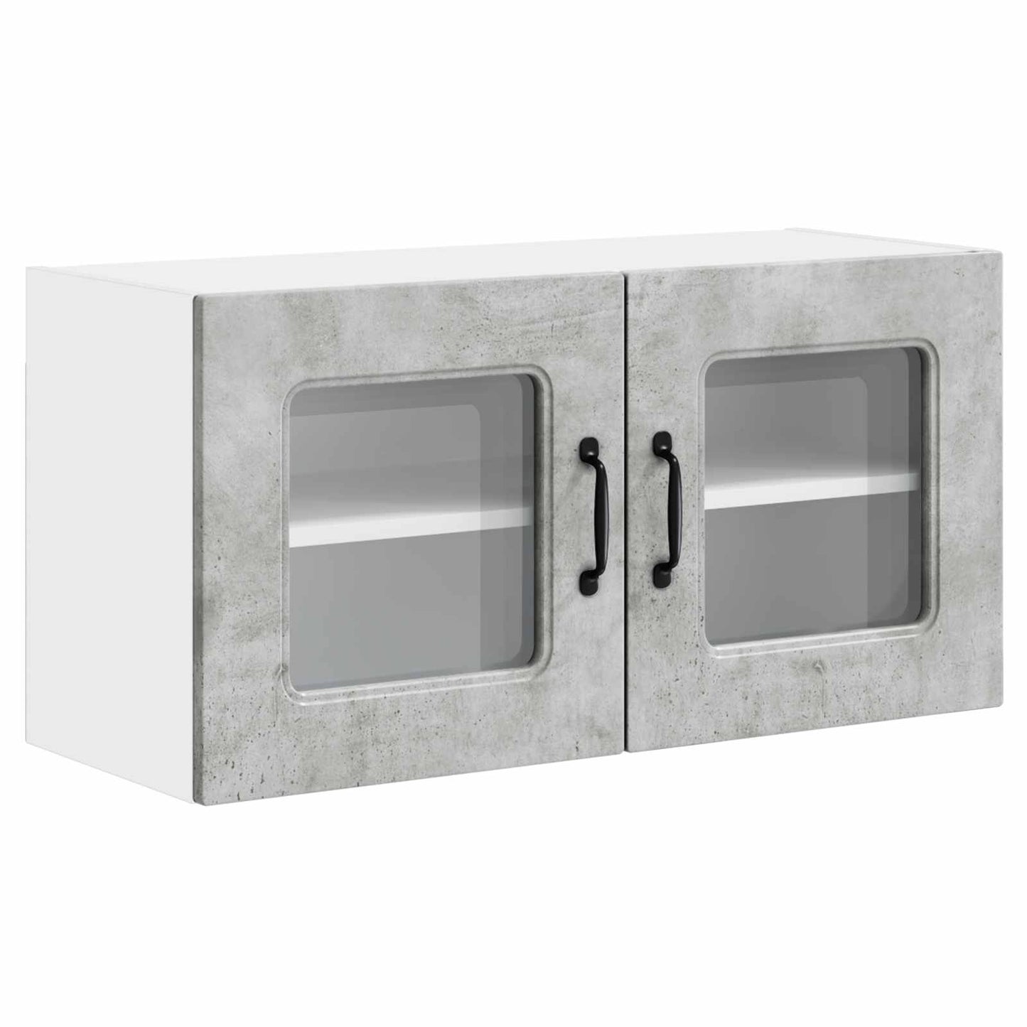 vidaXL Küchenschrank Kalmar Beton Grau 80 x 31 x 40 cm Holzwerkstoff