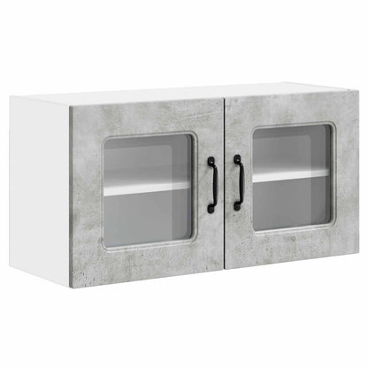 vidaXL Küchenschrank Kalmar Beton Grau 80 x 31 x 40 cm Holzwerkstoff