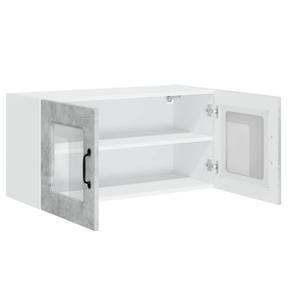vidaXL Küchenschrank Kalmar Beton Grau 80 x 31 x 40 cm Holzwerkstoff