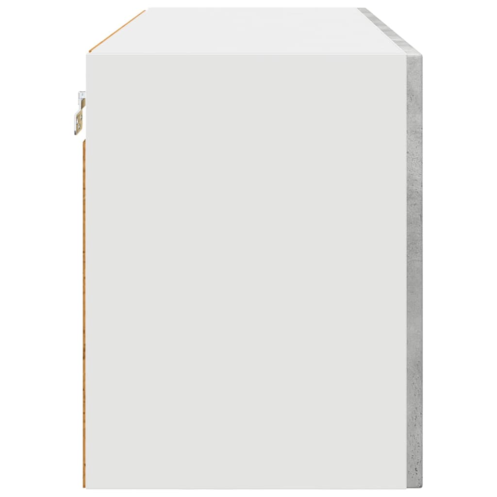 vidaXL Küchenschrank Kalmar Beton Grau 80 x 31 x 40 cm Holzwerkstoff