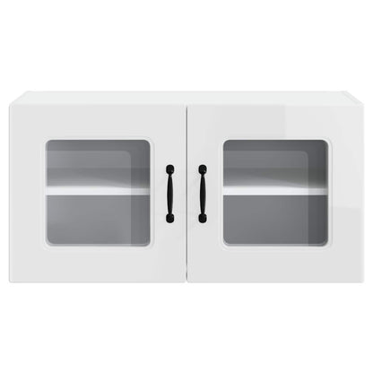 Küchenschrank Kalmar Hochglanz Weiß 80 x 31 x 40 cm