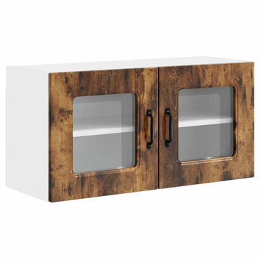 vidaXL Küchenschrank Kalmar Geräucherte Eiche 80 x 31 x 40 cm