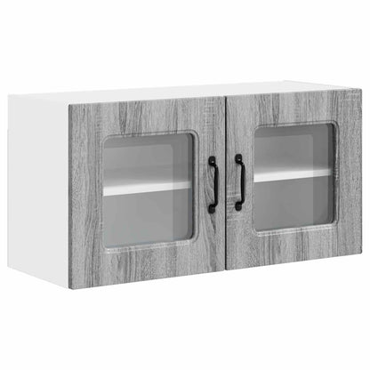 vidaXL Küchenschrank mit Speicher Kalmar Graues Sonoma 80 x 31 x 40 cm