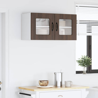 Küchenschrank Kalmar Braun Eichen-Optik 80 x 31 x 40 cm