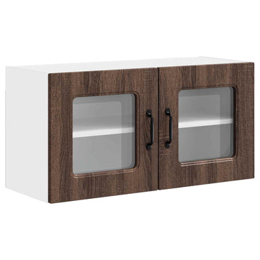 vidaXL Küchenschrank Kalmar Braun Eichen-Optik 80 x 31 x 40 cm