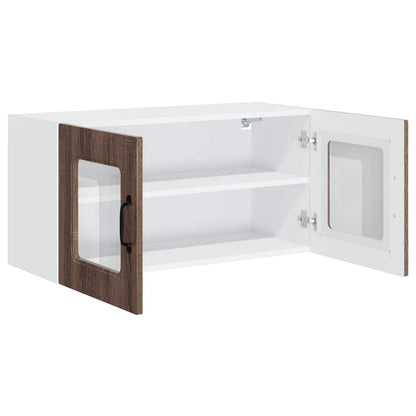 Küchenschrank Kalmar Braun Eichen-Optik 80 x 31 x 40 cm